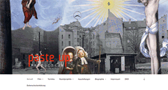 Desktop Screenshot of paste-up.de